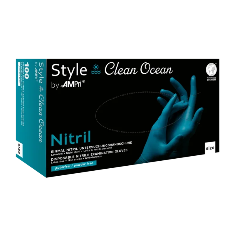 STYLE Clean Ocean, Nitrilhandschuhe grün