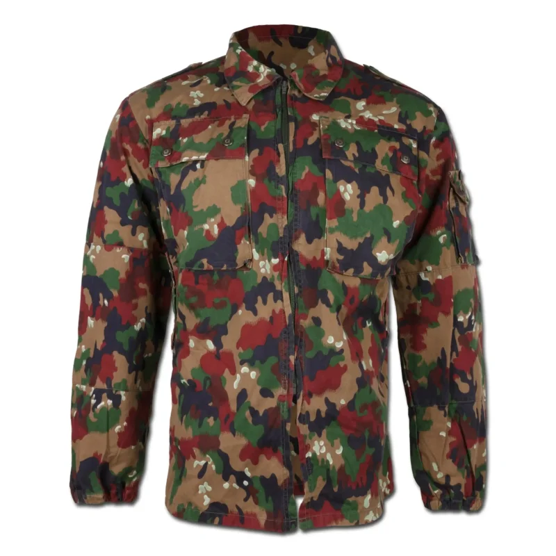 Schweizer Armee Original Schweizer Feldjacke M83 Alpentarn gebraucht - ASMC