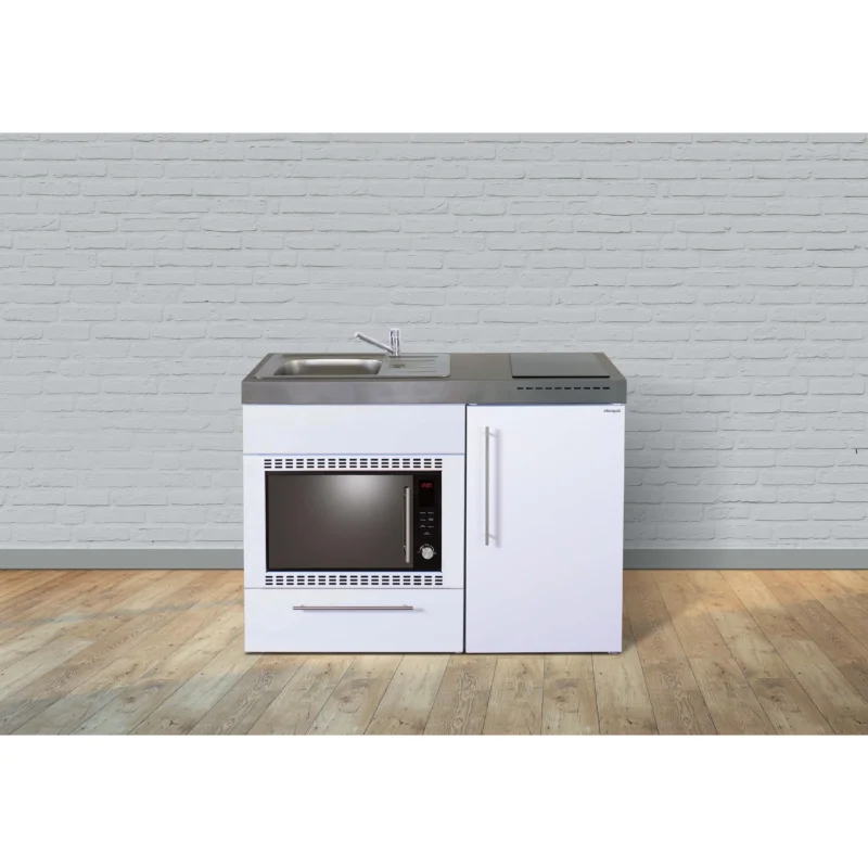Stengel - Mini-Küche Miniküche Premiumline MPMOSES120MWOIKFreBl Edelstahl