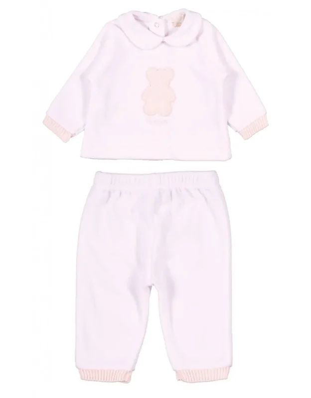 Tutina Nanan 2 pezzi con Orsetto 6 Mesi - Rosa
