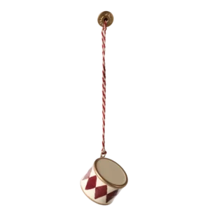 Metall Ornament, Trommel, klein - Rot von Maileg
