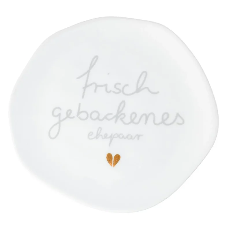 Räder Kleiner Teller Frisch gebackenes Ehepaar