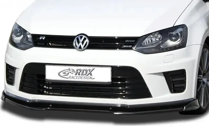 RDX Racedesign, Frontspoiler Vario-X passend für Volkswagen Polo 6R WRC 2009-2014 (PU), PU-Rim, Unlackiert