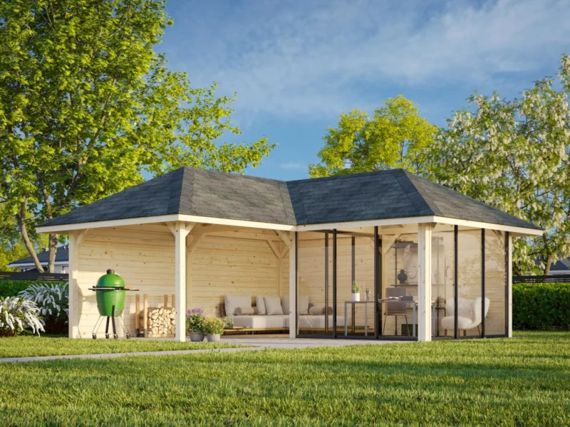 Palmako Bianca 24,9 m2 Set 212 Slide - Pavillon