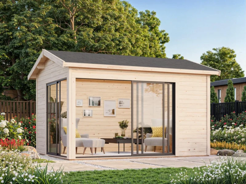 Palmako Amanda 11,2 m2 Slide Plus - Gartenhaus