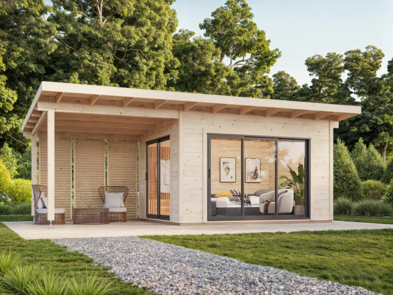 Palmako Grace 11,2+8,2 m2 Slide Plus - Gartenhaus