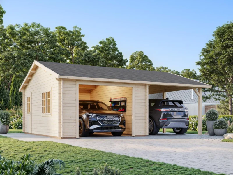 Palmako Roger 19,0+16,2 m2 kit - Garage