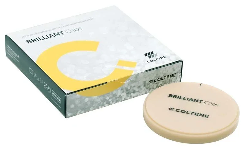 BRILLIANT Crios Disc ST H18 Universal neben Verpackung mit Logo und Produktinformationen.