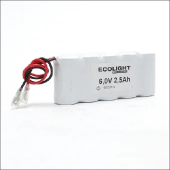 ECOLIGHT ELAC06.02.0025 Standaard batterij (oplaadbaar) 128 mm