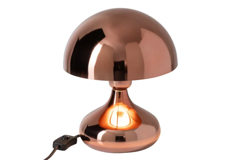 Tischlampe Lumina Rund Kupfer Glänzend