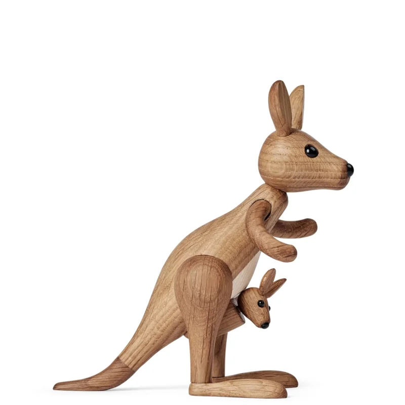 Holzkänguru Sydney – 16,5 cm · Tierfigur | Spring Copenhagen · Tischdeko