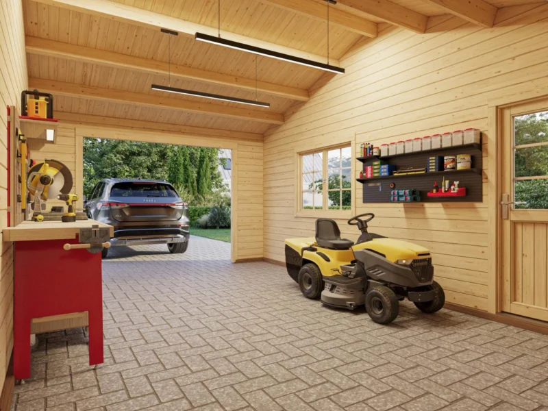 Palmako Roger 19,0+16,2 m2 kit - Garage – Bild 2