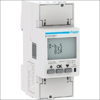 HAGER ECM180D Elektriciteitsmeter 36 mm