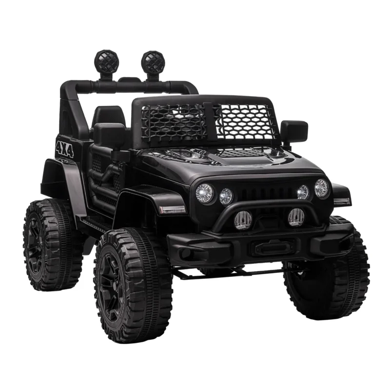 easycomfort easycomfort macchina elettrica per bambini 3 6 anni da 12v con telecomando fari e clacson 100x64 2x71 cm nero