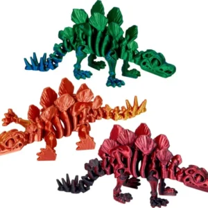 Kristalltier Stegosaurus Skelett