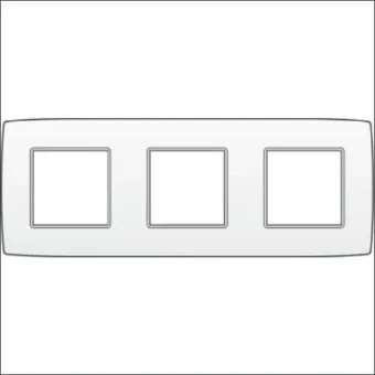 NIKO 111-76700 Abdeckrahmen Schalterprogramm 8.9 mm