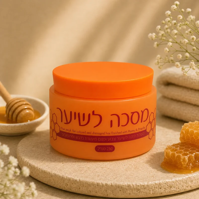 Honey & Propolis nährende Haarmaske | Luxuspflege für strahlendes Haar – 250 ml