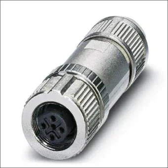 PHOENIX 1424680 Ronde connector, veldzijdig confectioneerbaar (industrieconnector)
