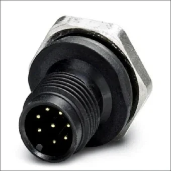 PHOENIX 1436408 Ronde connector, veldzijdig confectioneerbaar (industrieconnector)