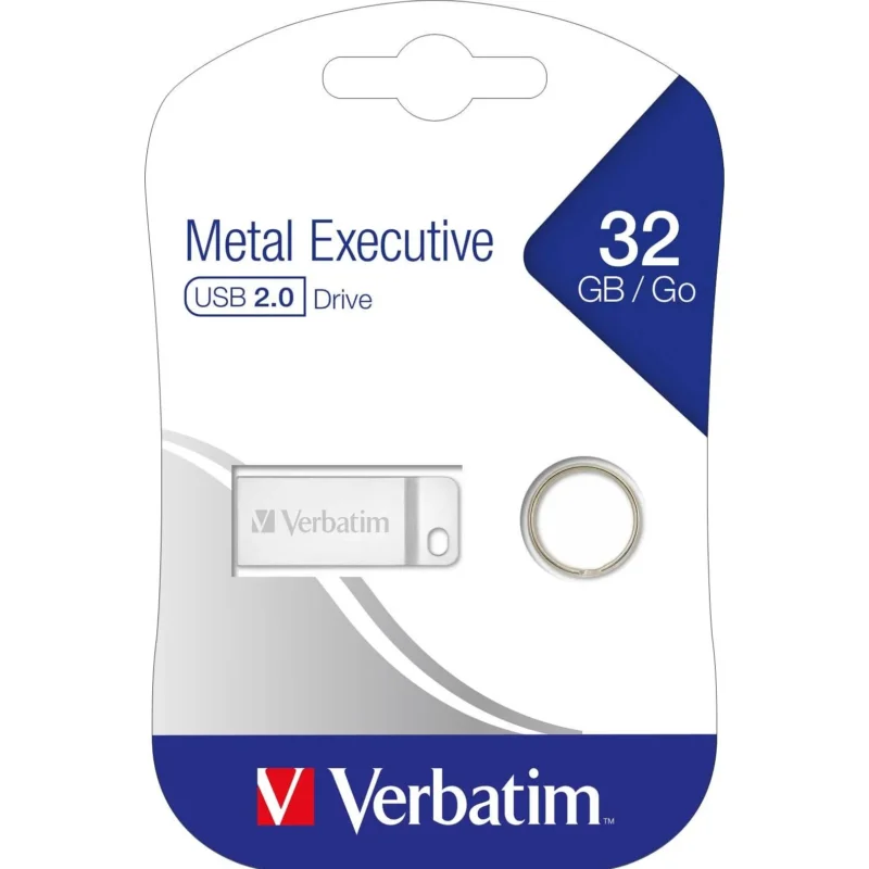 Verbatim - Speichermedium digital USB-Stick 32GB 2.0 98749 si Metal Executive