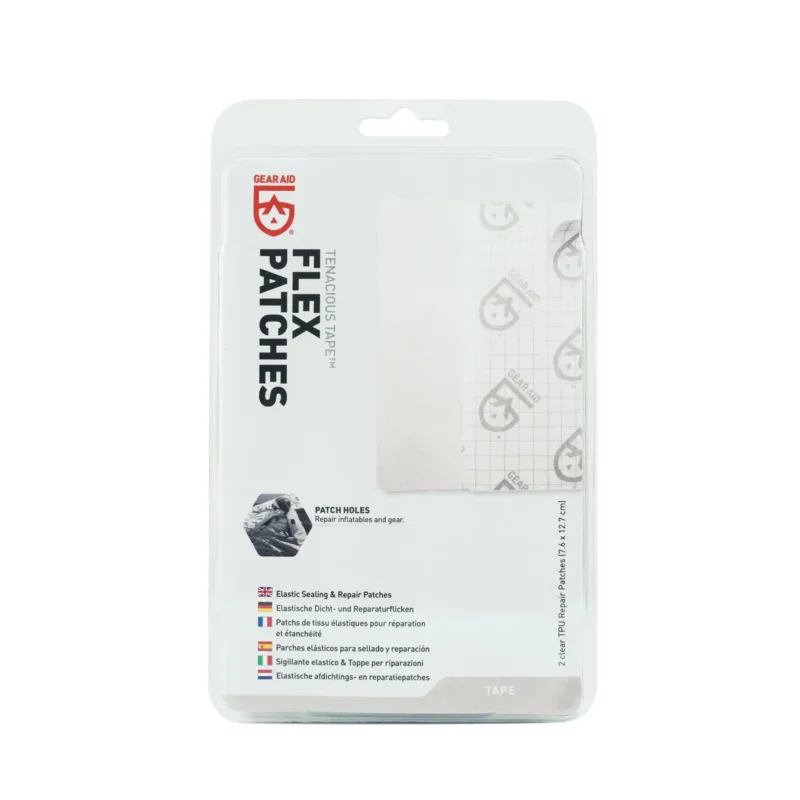 Tenacious Tape Flex Patches klar TPU 2 Stück