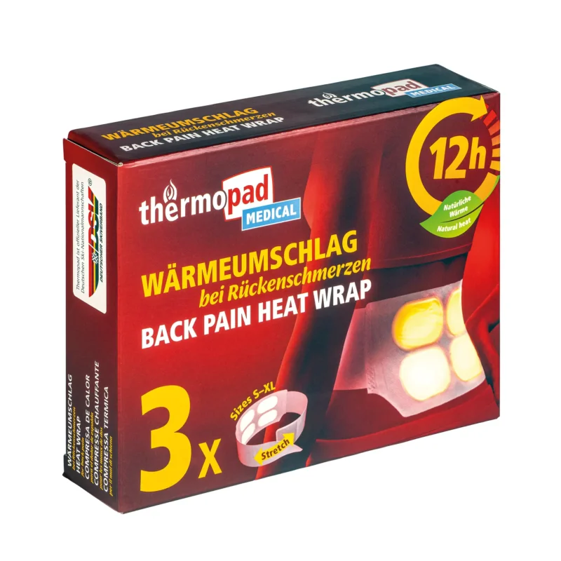 Wärmeumschlag bei Rückenschmerzen 3 Stück