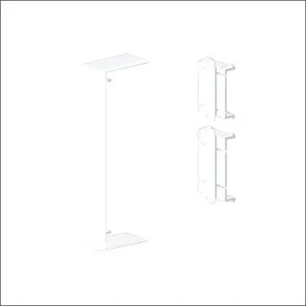 UNEX 93536-2 Afdekstrip wandgoot