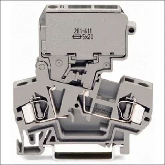 WAGO 281-611 ZekeringsReihenklemme 8 mm
