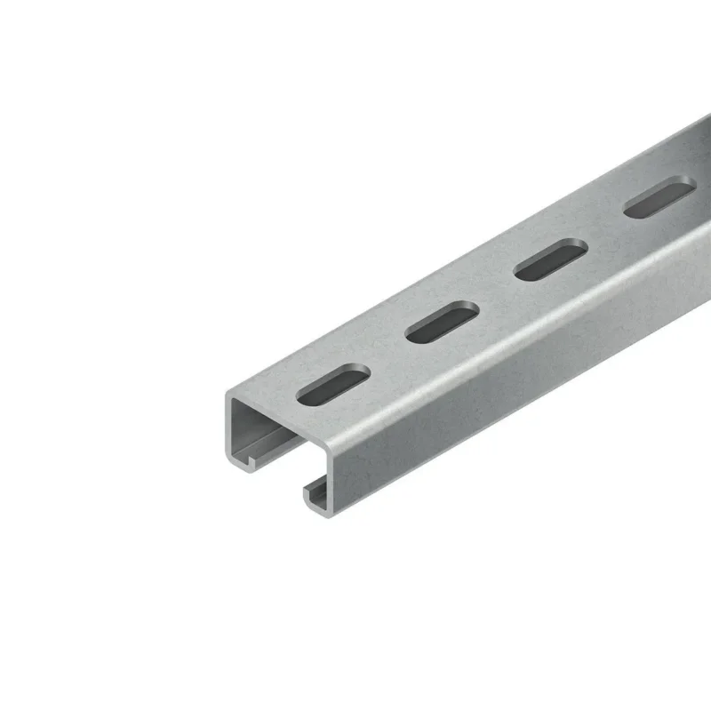 Niedax - Stiel/Profilschiene Ankerschiene C-Profil 2994/6 FL 50x30x6000mm − 6 Meter
