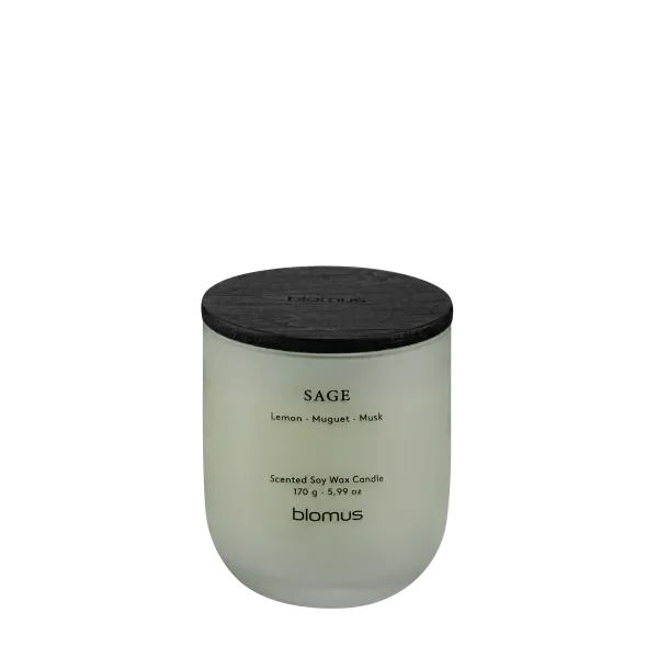 blomus TUOKSU Duftkerze Sage – natürlicher Salbei-Duft, Glas