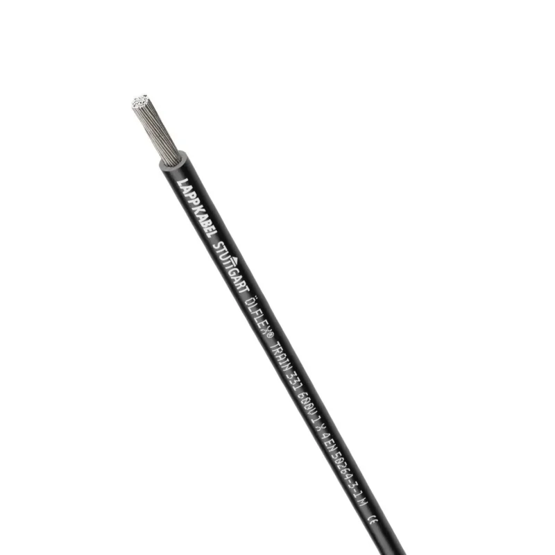 Lapp Kabel&Leitung - Energiekabel >= 1 kV, für feste Verlegung ÖLFLEX TRAIN 331 600V 15331005/500 1X10 BK − 500 Meter