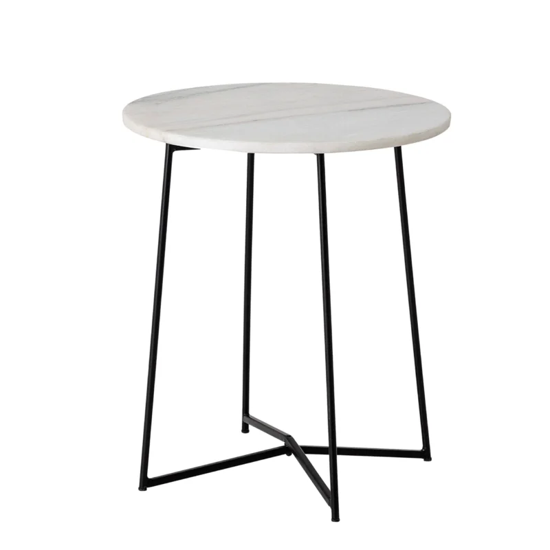 Beistelltisch "Anou" - 30,5x45 cm (Weiß)