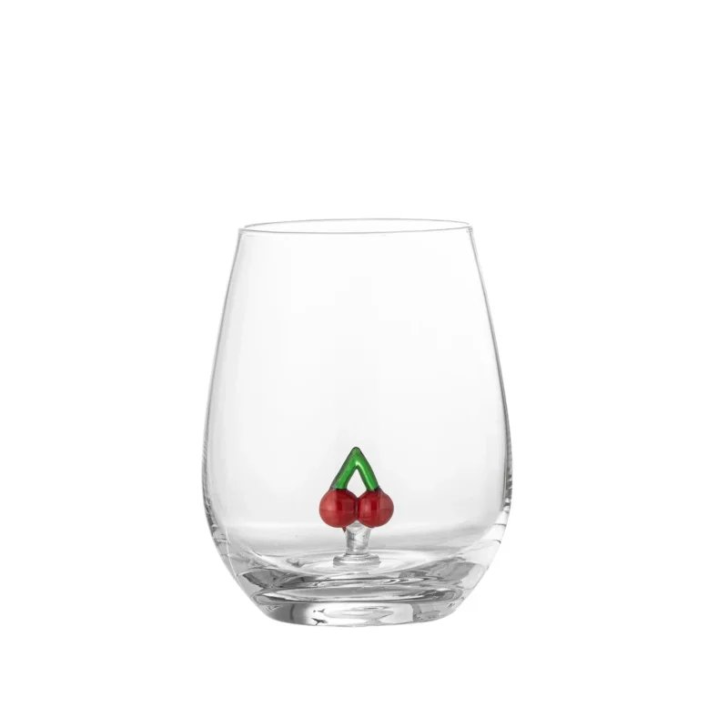 Trinkglas "Misa - Kirsche" - 9x12 cm (Klar)
