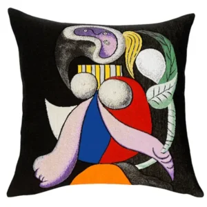 Picasso Femme A La Fleur Kissen von Poulin Design
