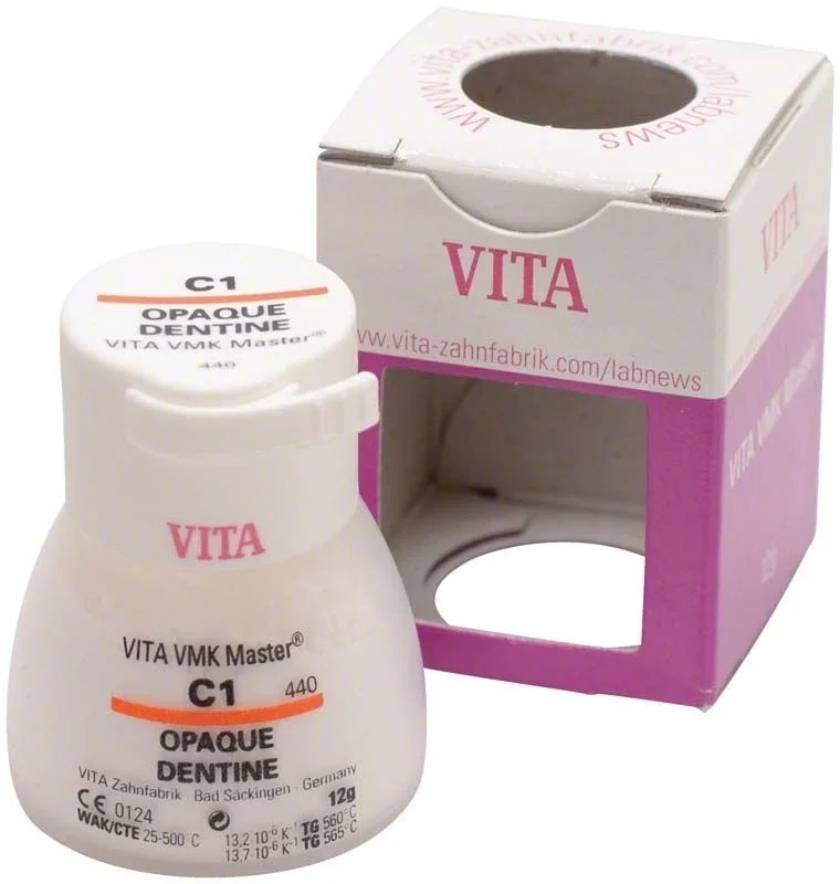 VITA VMK Master Opaque Dentine C1, 12g, mit Verpackung.