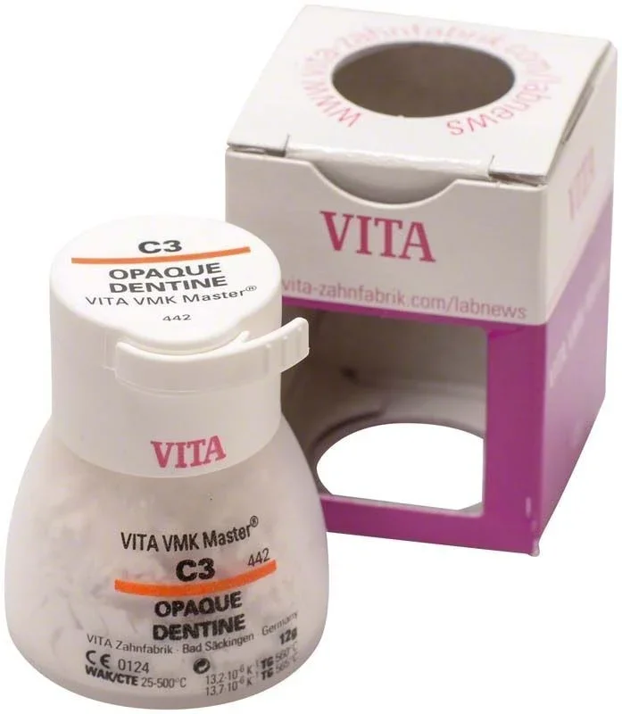 VMK Master Opaque Dentine 12g C3 mit Verpackung von VITA.