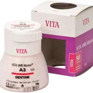 VITA VMK Master Dentine A3 Verblendkeramikdose vor Verpackung.