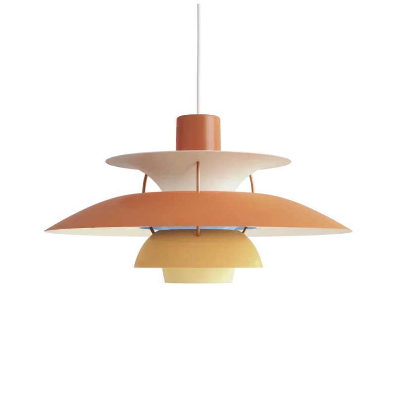 PH 5 Pendelleuchte, Hues of Orange von Poul Henningsen
