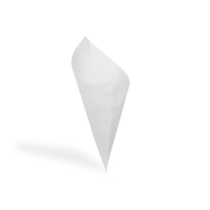 Cone Bags Paper 14 cm 85gr White (3100 pcs)