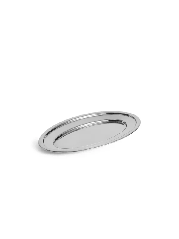 Essential Steel ovales Tablett von HAY
