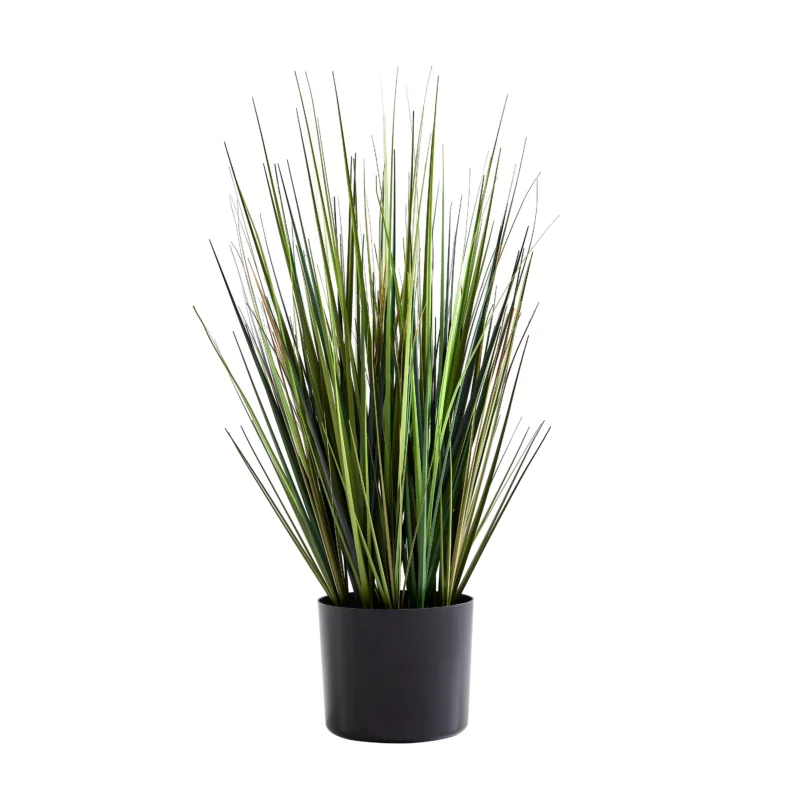 Künstliches Gras - Selwyn, 60 cm, Kunstpflanze von aplanta, in Grün, für drinnen