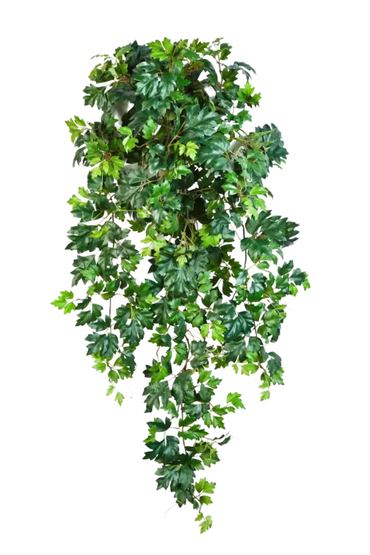 Künstliche Hänge-Weinrebe - Artur, 90 cm, Kunstpflanze von aplanta, Steckpflanze, in Natur, für drinnen
