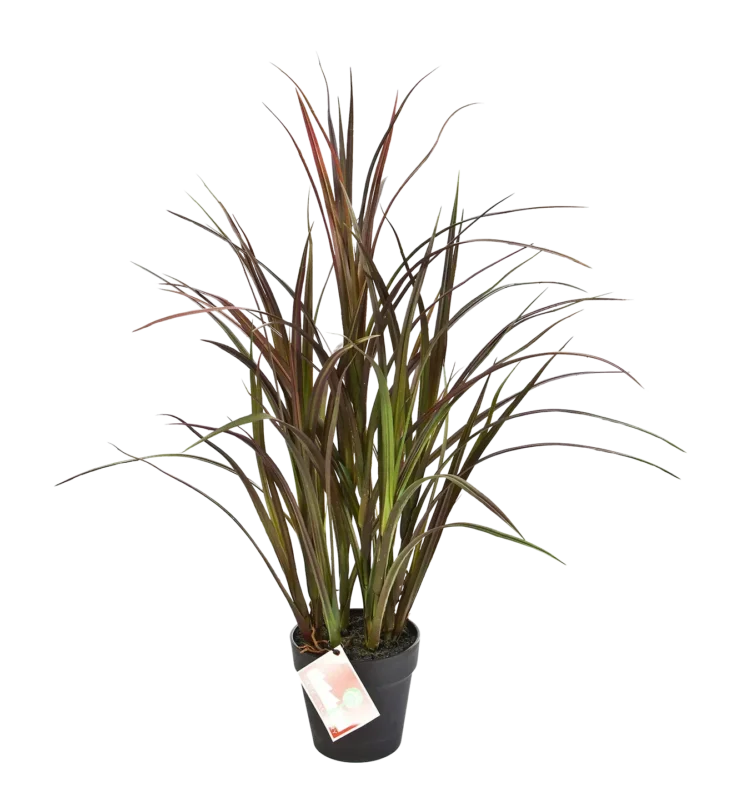 Künstliches Grass - Rote Oceane, 75 cm, Kunstpflanze von aplanta, für drinnen