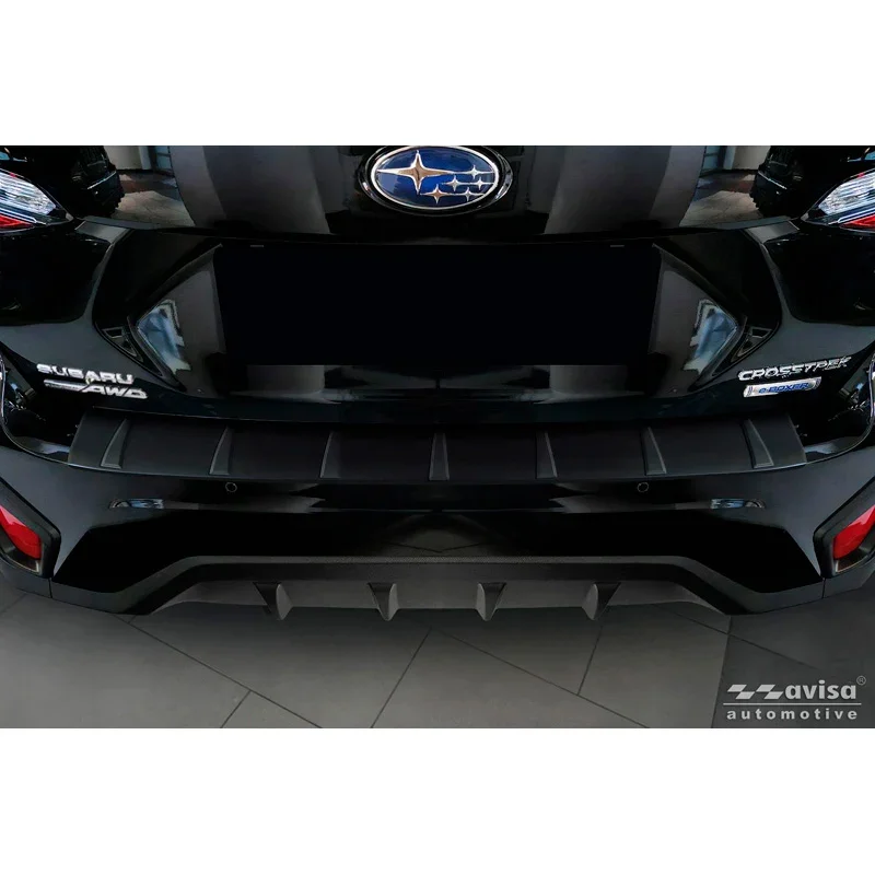 Avisa, Heckstoßstangenschutz, matt schwarzer Edelstahl, passt zu Subaru Crosstrek III (2023-)