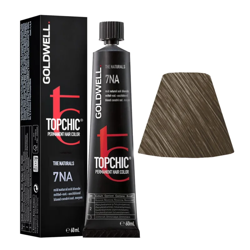 7NA Biondo medio cenere naturale Goldwell Topchic Naturals tb 60ml