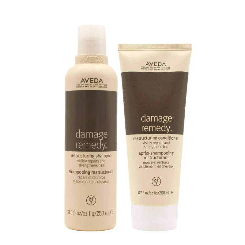 Aveda Damage Remedy Restructuring Shampoo 250ml Conditioner 200ml [all]