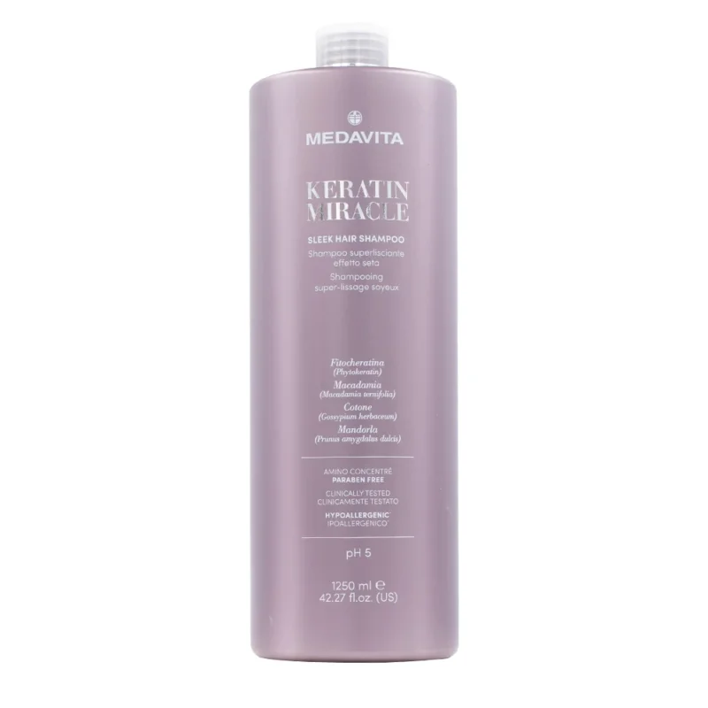 Medavita Lunghezze Keratin Miracle Sleek Hair Shampoo 1250ml - shampoo lisciante