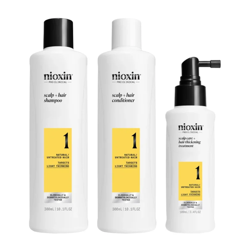 Nioxin Sistema 1 Kit Trifasico 300ml - kit anti assottigliamento lieve [all]