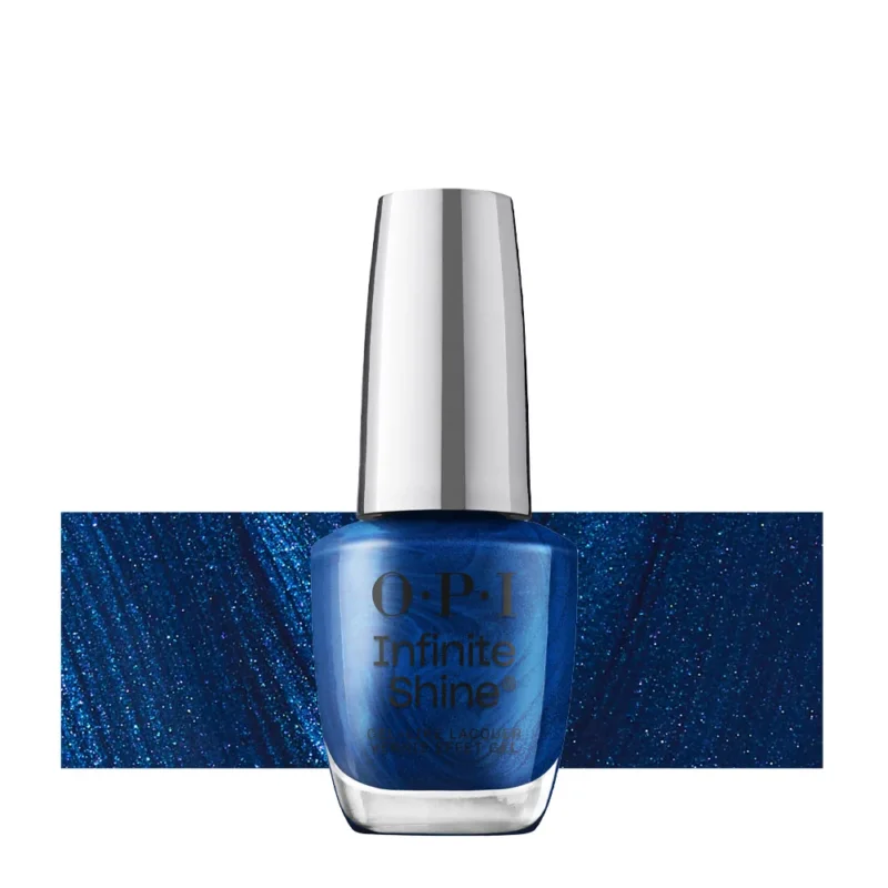 OPI Infinite Shine Holiday 25 Good Enough To Treat Sneak-a-Blue Candy 15ml - Smalto a lunga durata OPI blu