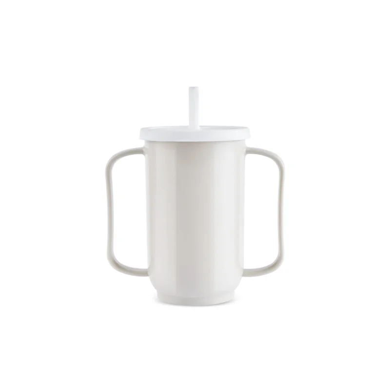 Karaca For All Becher mit Ergonomischen Doppelgriffen, 350 ml